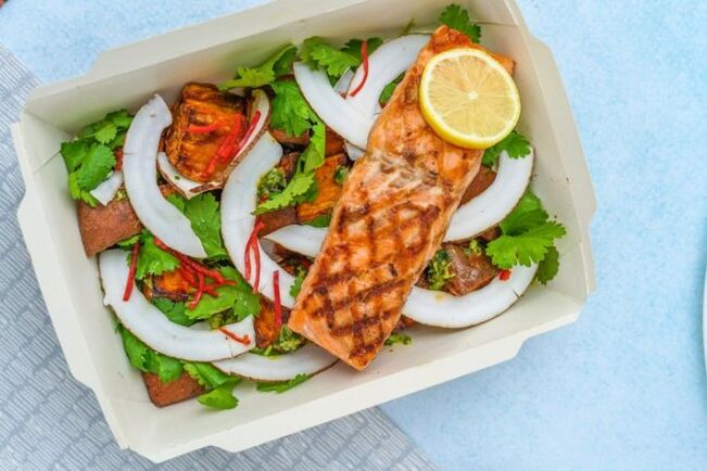 Le régime alimentaire est conçu pour un mois