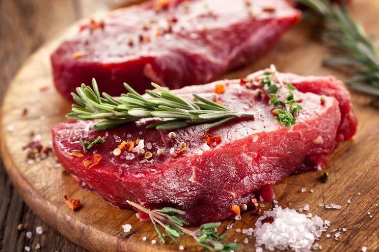 Steak de viande pour le régime cétogène
