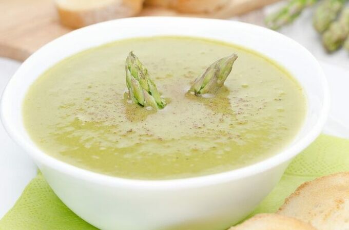 Purée d'asperges
